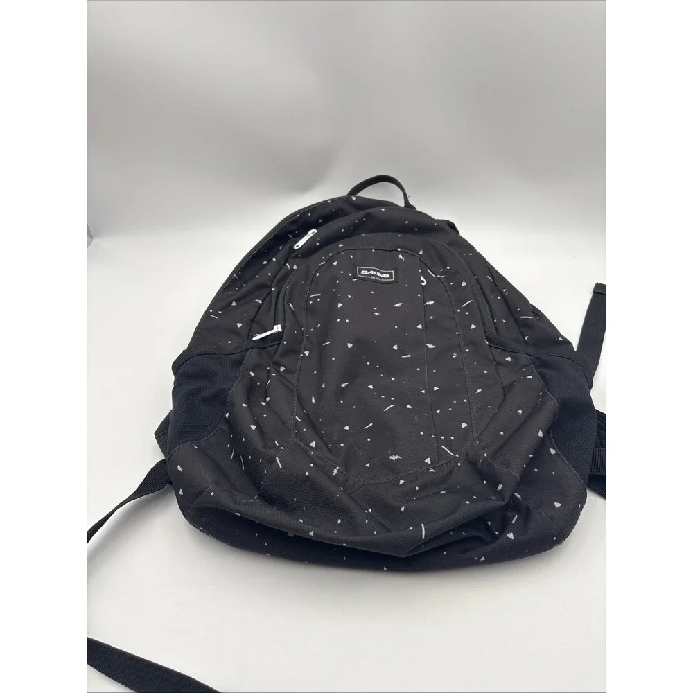 Dakine Youth Backpack Black Print School Travel Book Bag Unisex Kids